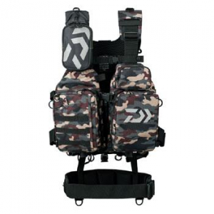 Жилет спасательно-разгрузочный DAIWA DF-6107 GREEN CAM F