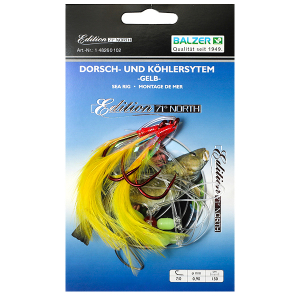 Оснастка морская Cod and Coalfish System 150см yellow