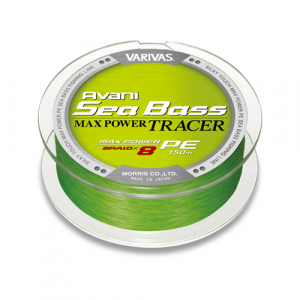Плетеный шнур Varivas Avani Sea Bass Max Tracer Pe #1.2